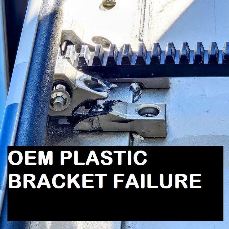 Replacement RV Slide Flat End Bracket made from solid Aluminum.