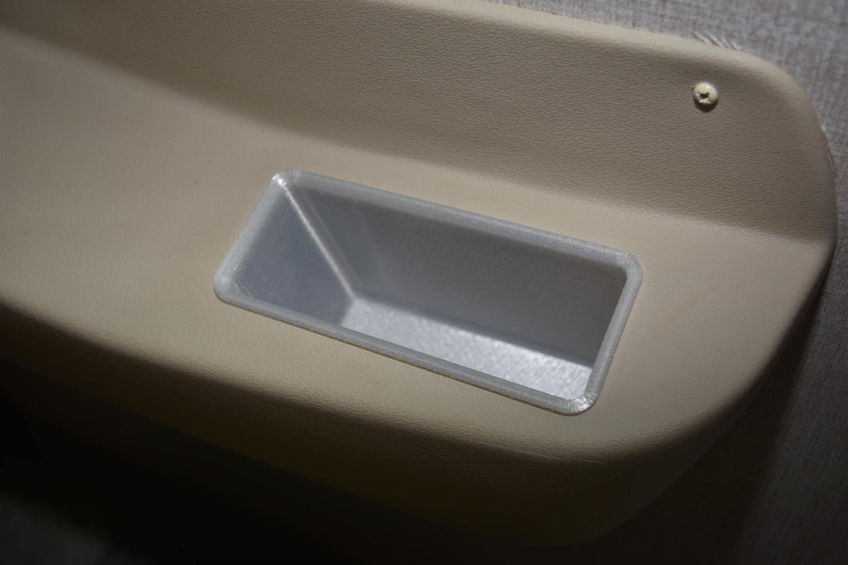 Deep Arm Rest Pockets for the Coachmen Mirada RV.