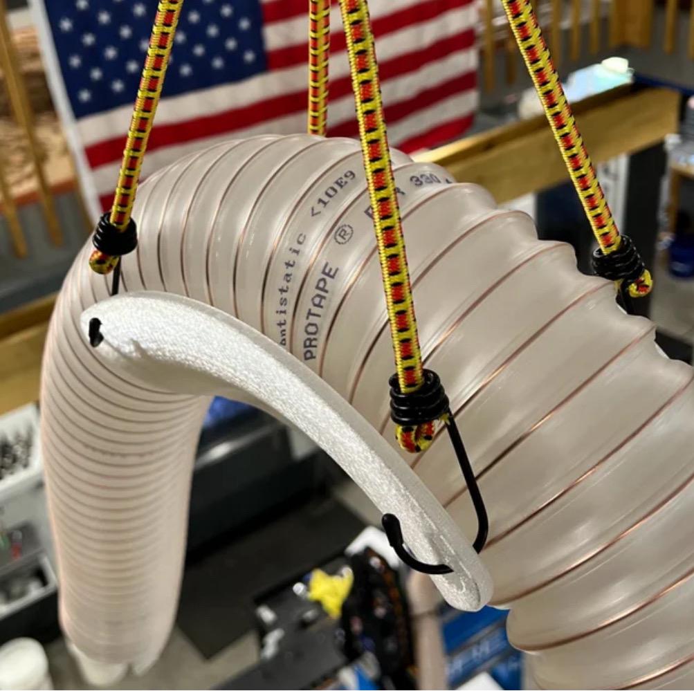 Dust Collector Hose Sling / Hanger 2,3,4,5,6" sizes
