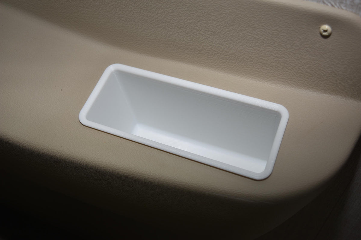 Deep Arm Rest Pockets for the Coachmen Mirada RV.