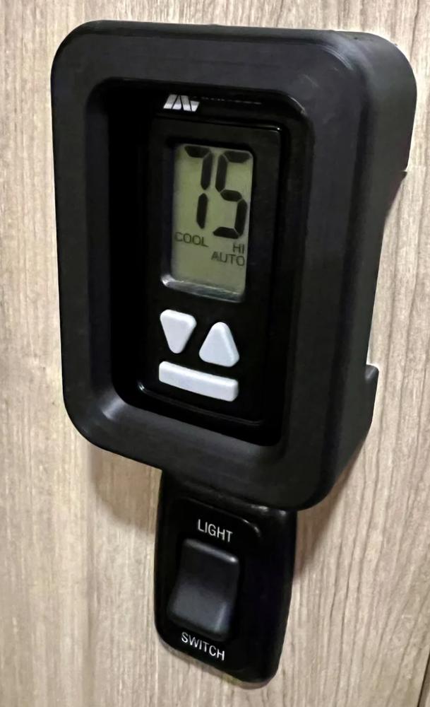 RV thermostat guard