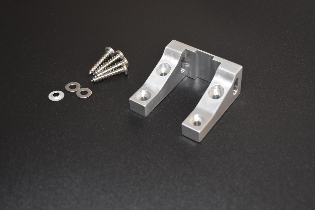 Replacement RV Slide Flat End Bracket made from solid Aluminum.