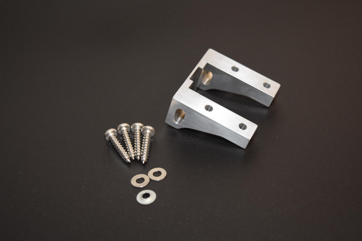 Replacement RV Slide Flat End Bracket made from solid Aluminum.