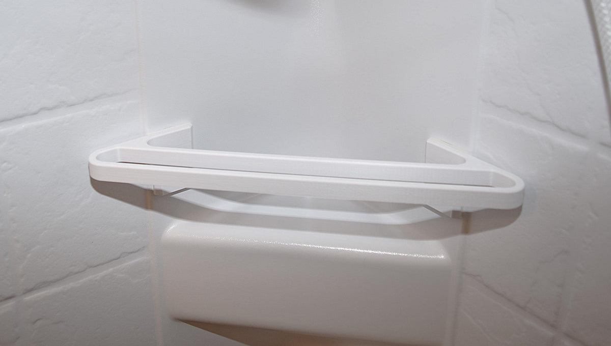 RV Shower Double Rail Towel Bar