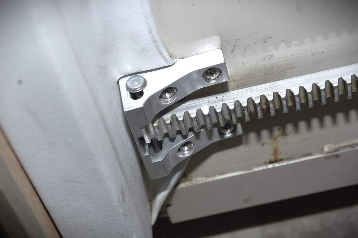 Replacement RV Slide Flat End Bracket made from solid Aluminum.