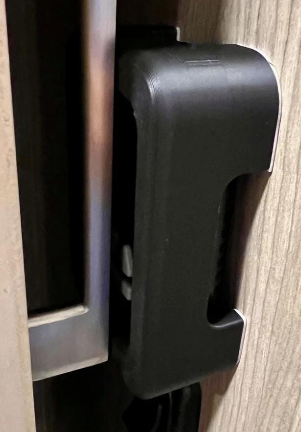 RV thermostat guard