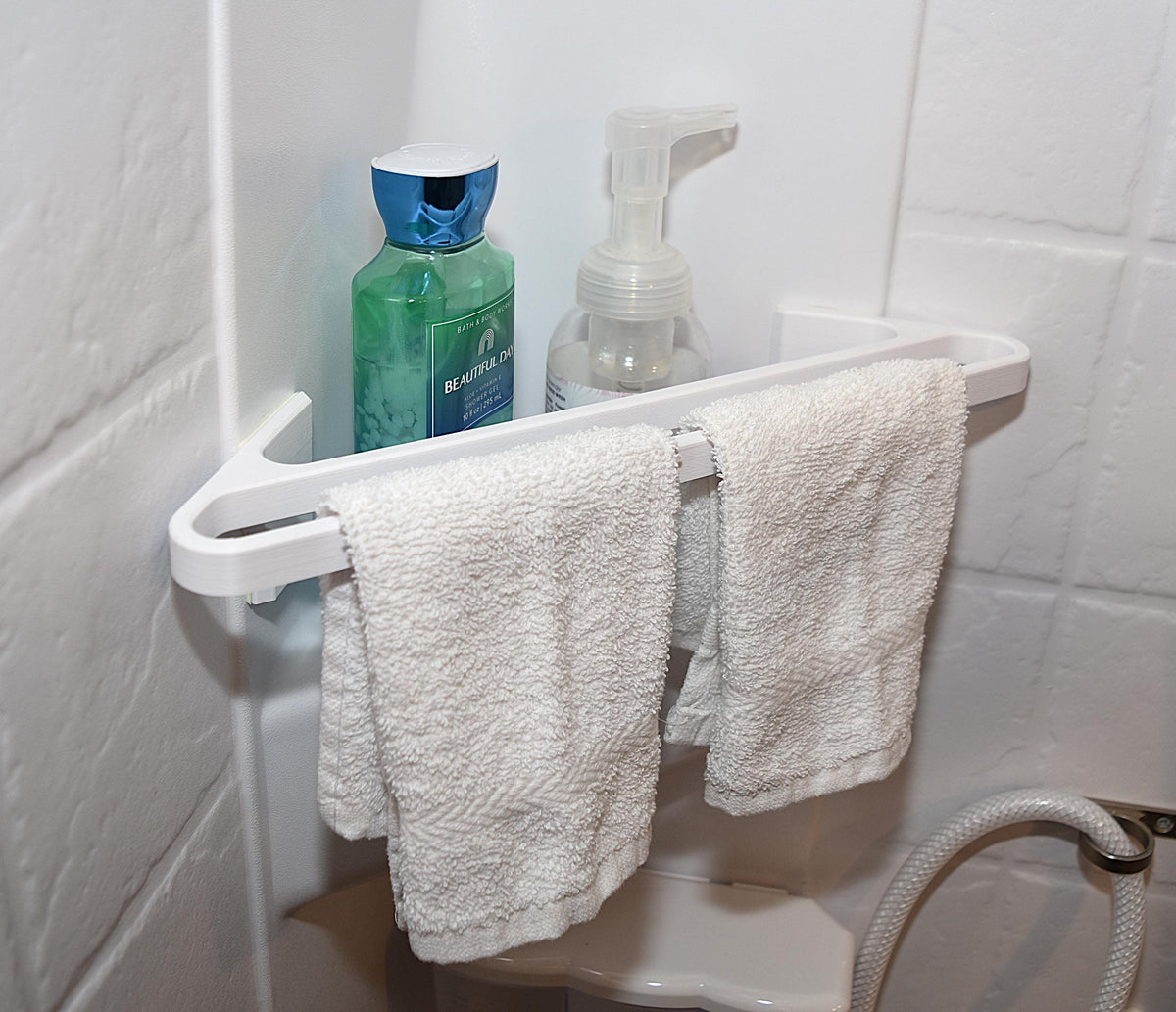RV Shower Double Rail Towel Bar